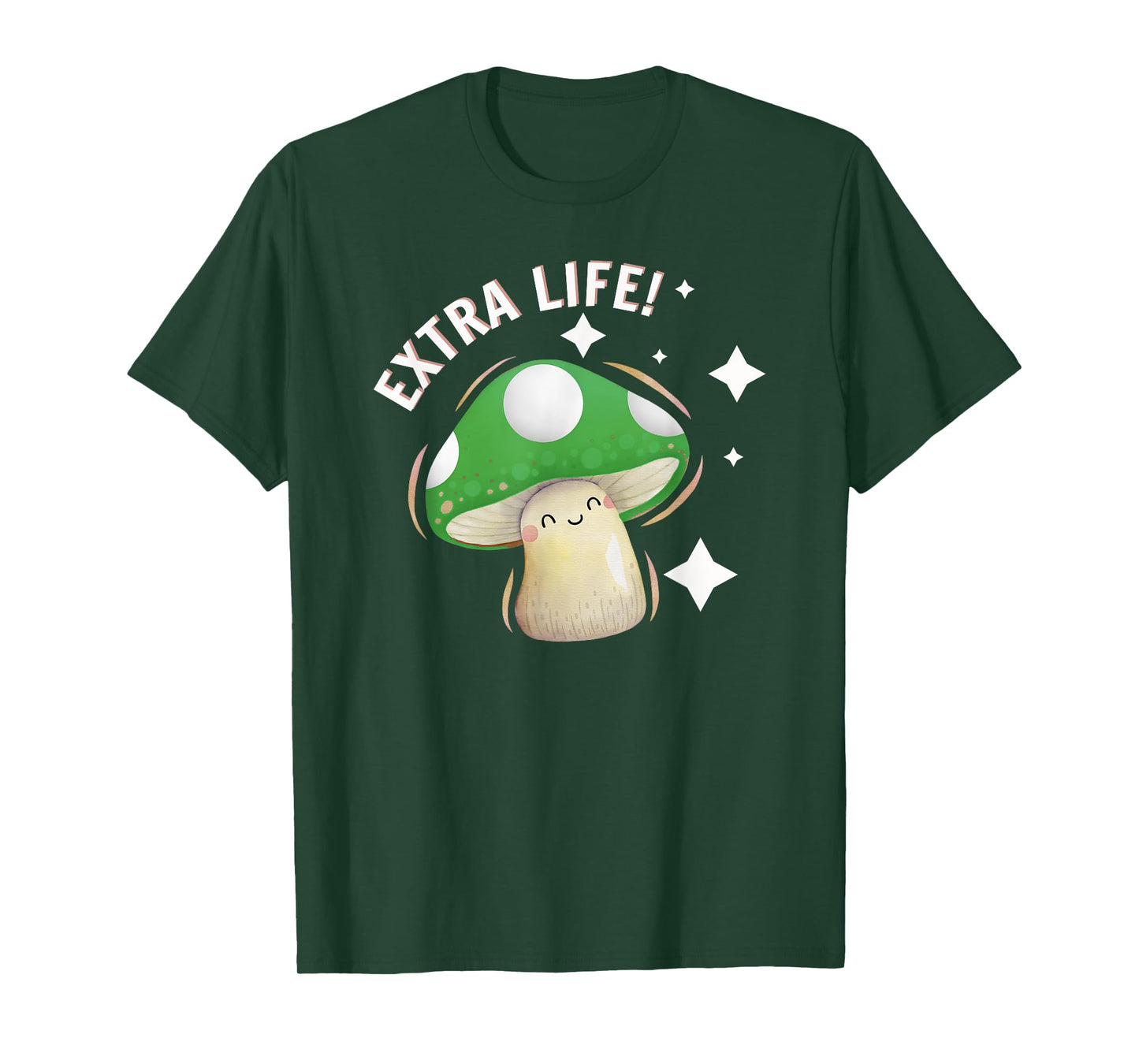 1Up Mushroom for Extra Life Cute Game Easy Family Costume T-Shirt
