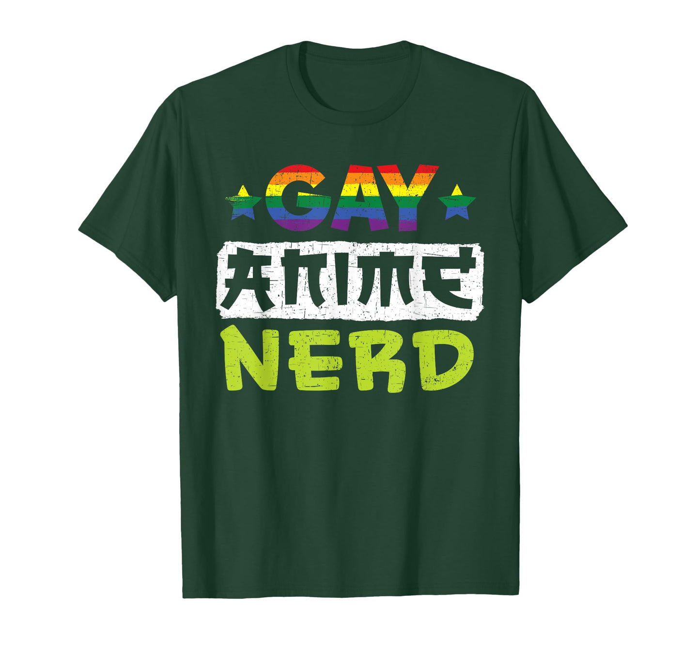 Gay Anime Nerd Manga Reader Otaku Kawaii Lover Animation T-Shirt