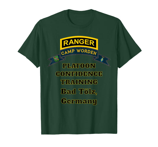 Camp Worden Platoon Confidence Training Dark Color T-Shirt