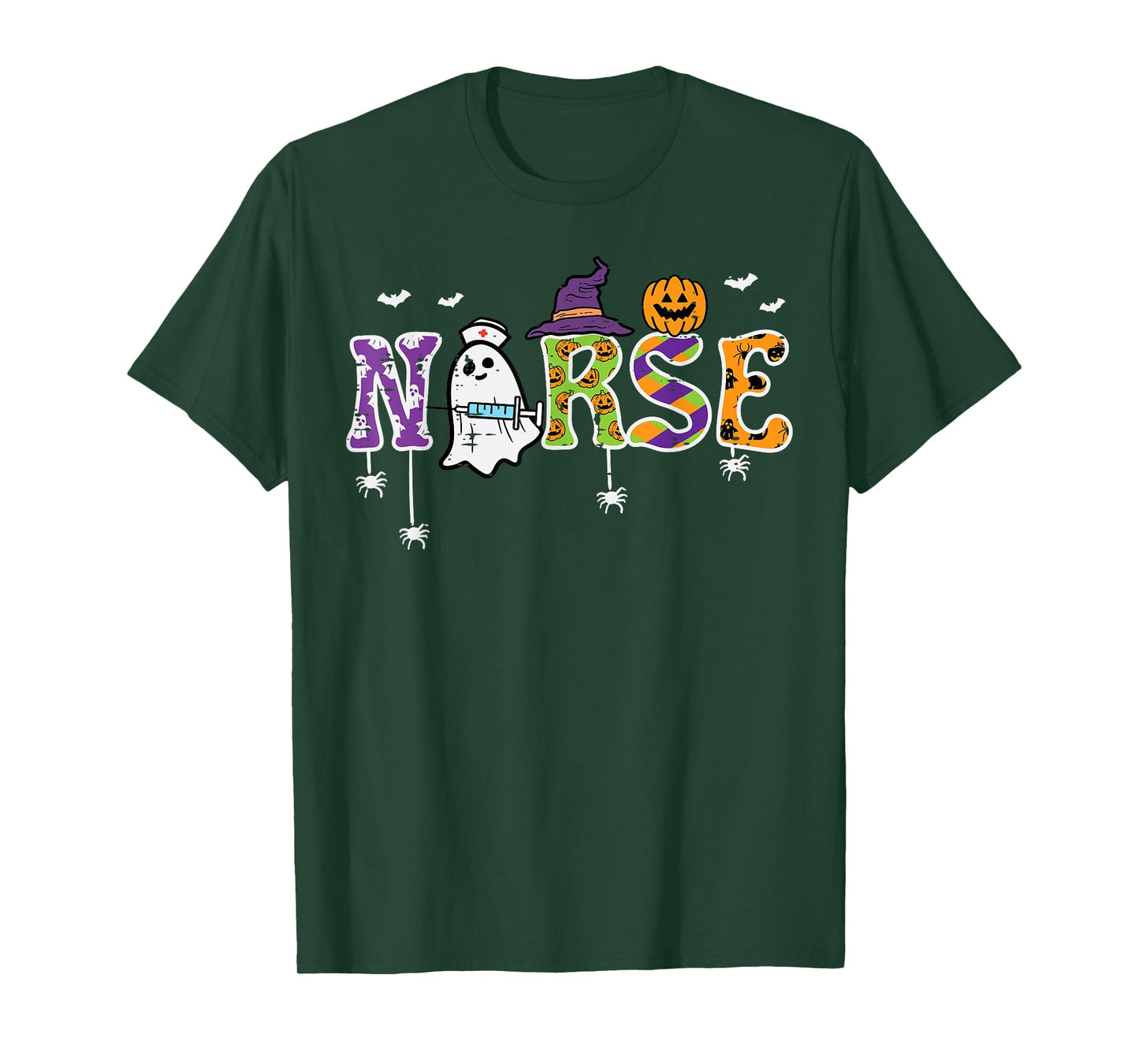 Nurse Halloween Costume Nursing Costume Scrub Top Women Men T-Shirt
