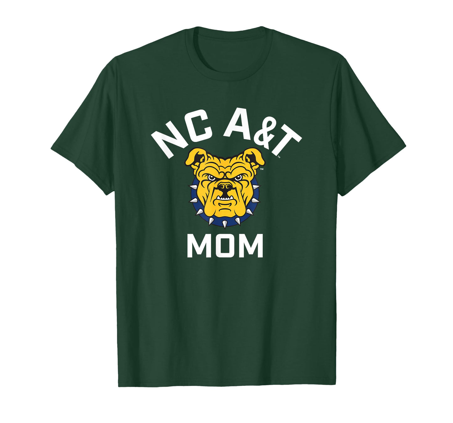North Carolina A&T State University Aggies Arched Mom T-Shirt