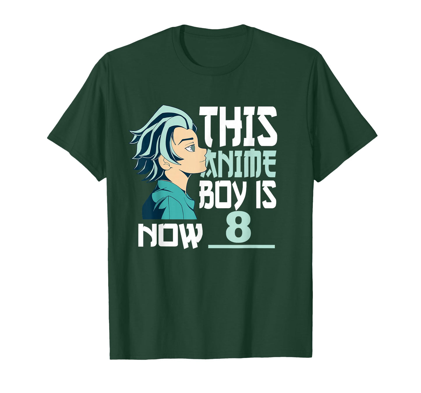 Manga This Anime Boy is now 8 Years Old 8 th Birthday T-Shirt