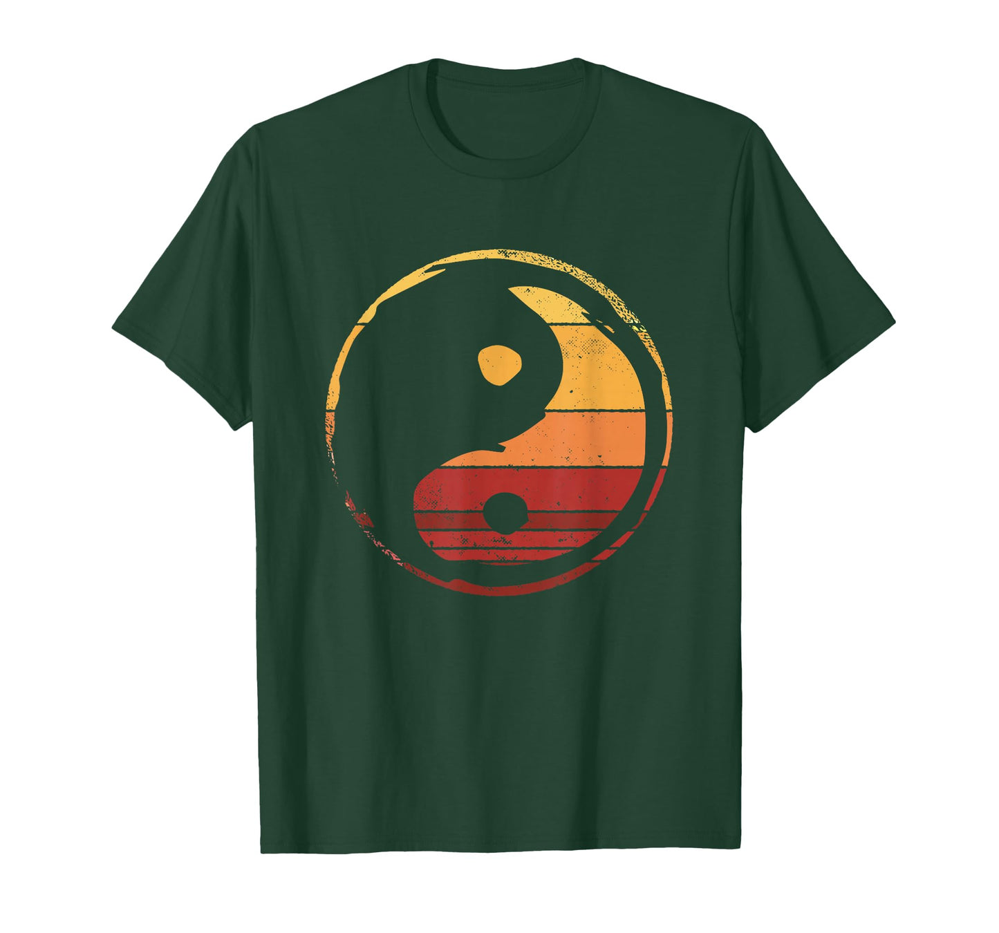 Asia Kawaii Asian Japanese Yin And Yang Retro T-Shirt