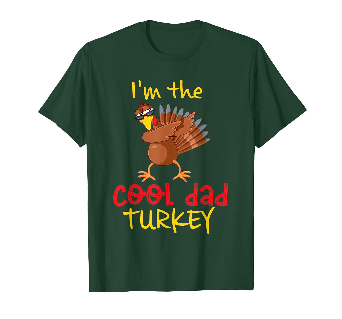 Dad Daddy Turkey Matching Family Group Thanksgiving Party T-Shirt