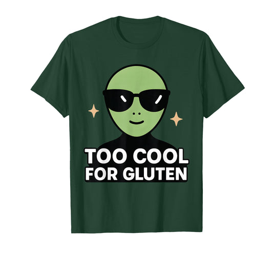 Celiac Disease Funny Alien Halloween Gluten Free T-Shirt