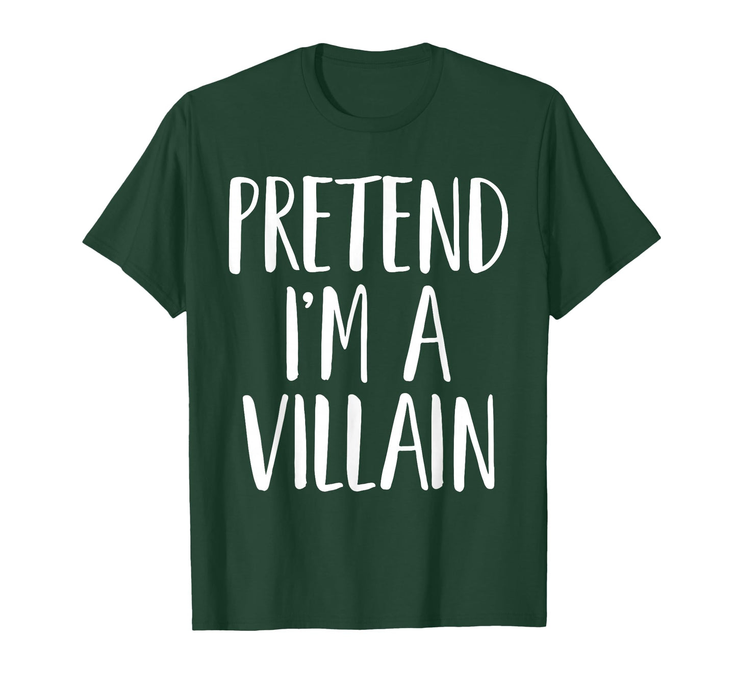 Pretend I'm A Villain Family Women Men Kid Halloween Costume T-Shirt