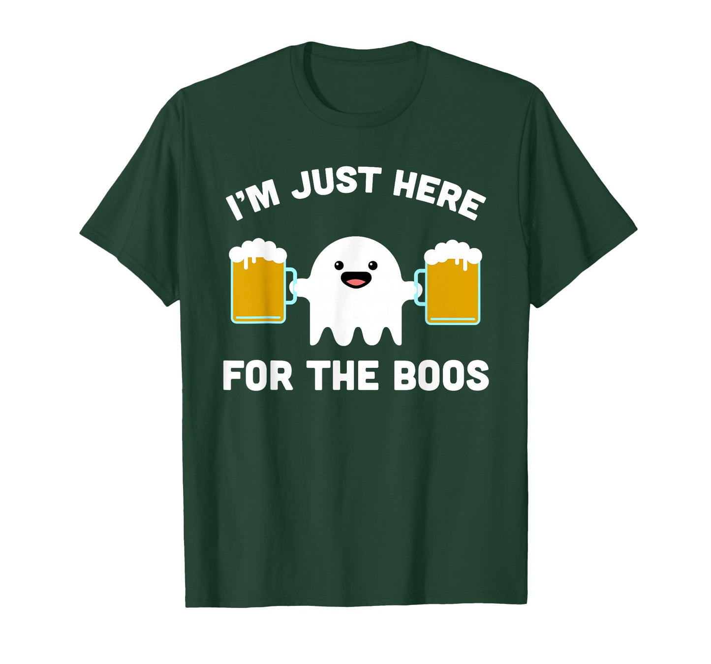 I'm Just Here for the Boos Shirt, Halloween Bartender Tshirt T-Shirt