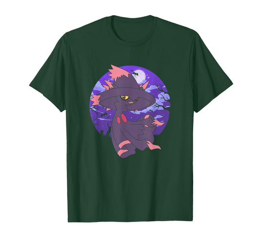 Pokémon Mismagius & Zubat Creepy Graveyard At Night T-Shirt