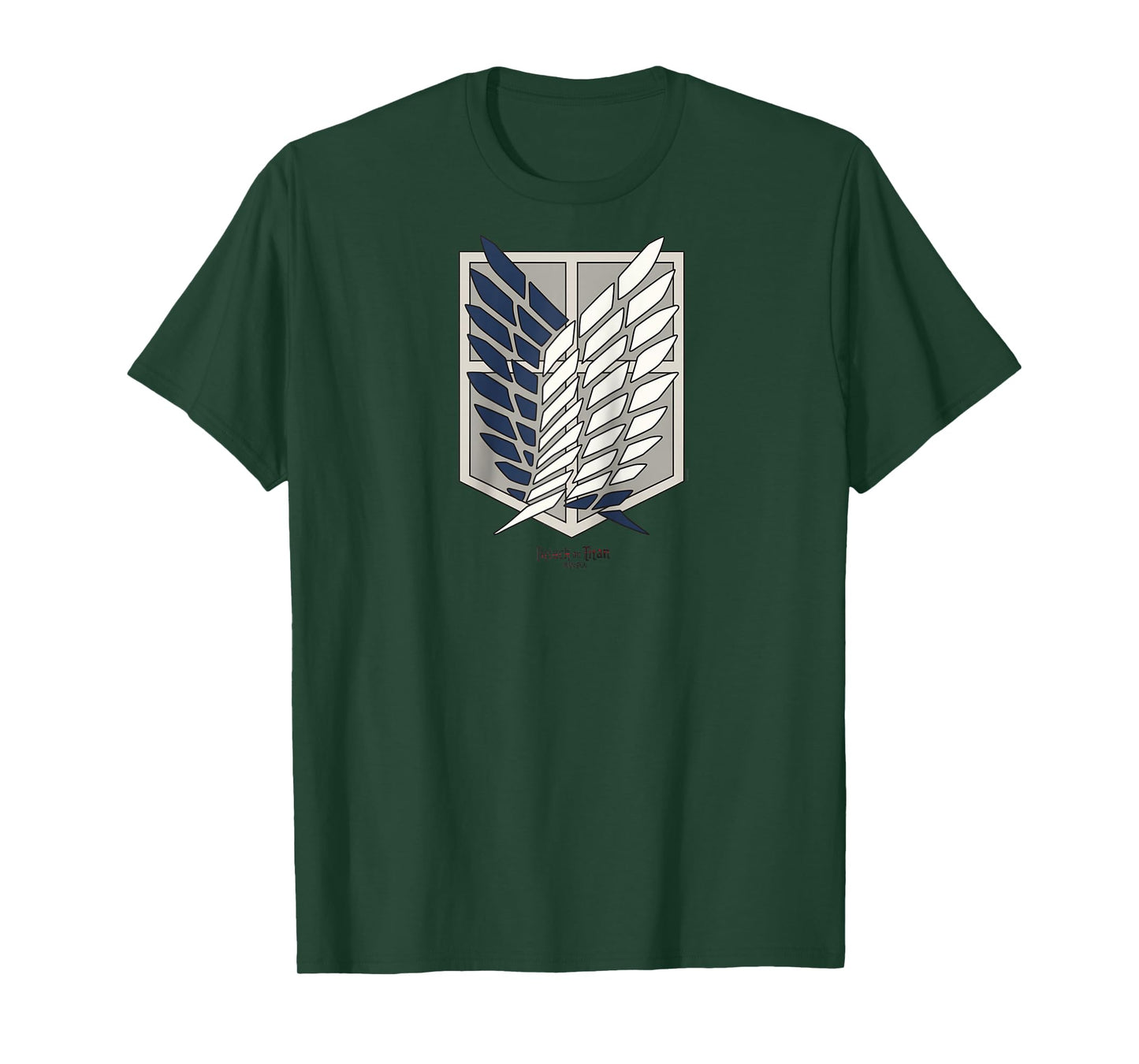 Attack on Titan Scout Regiment Shield AOT Anime Raglan Baseball Tee