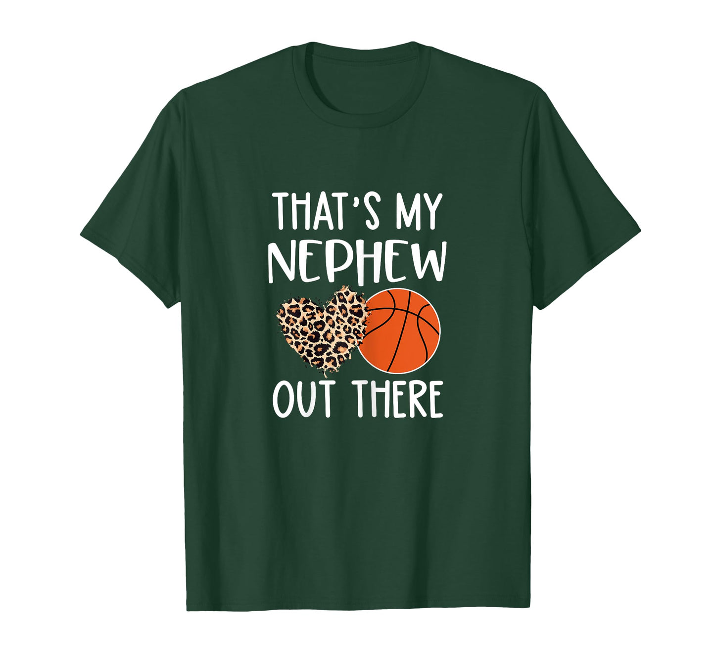 Basketball Aunt Gift, That's My Nephew Out There, Game Day T-Shirt