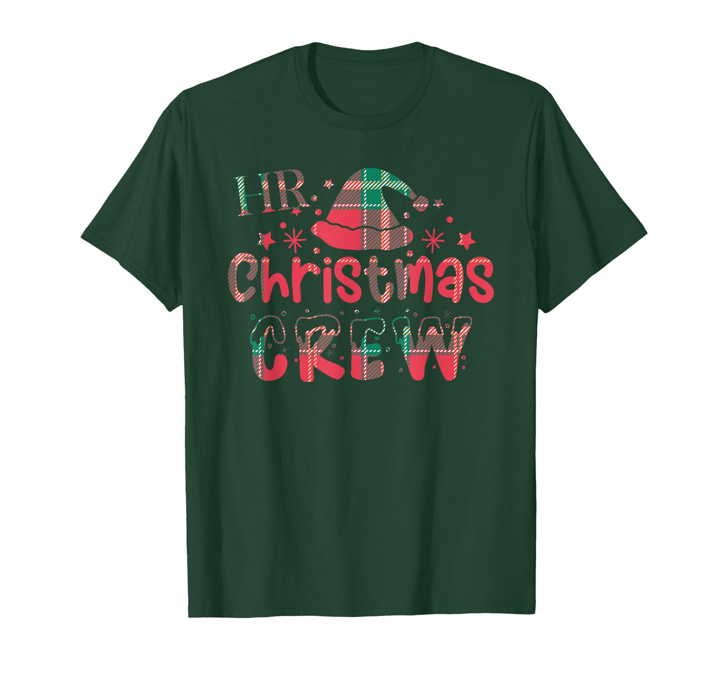 HR Christmas Crew Human Resources Vintage Funny Ugly Sweater T-Shirt
