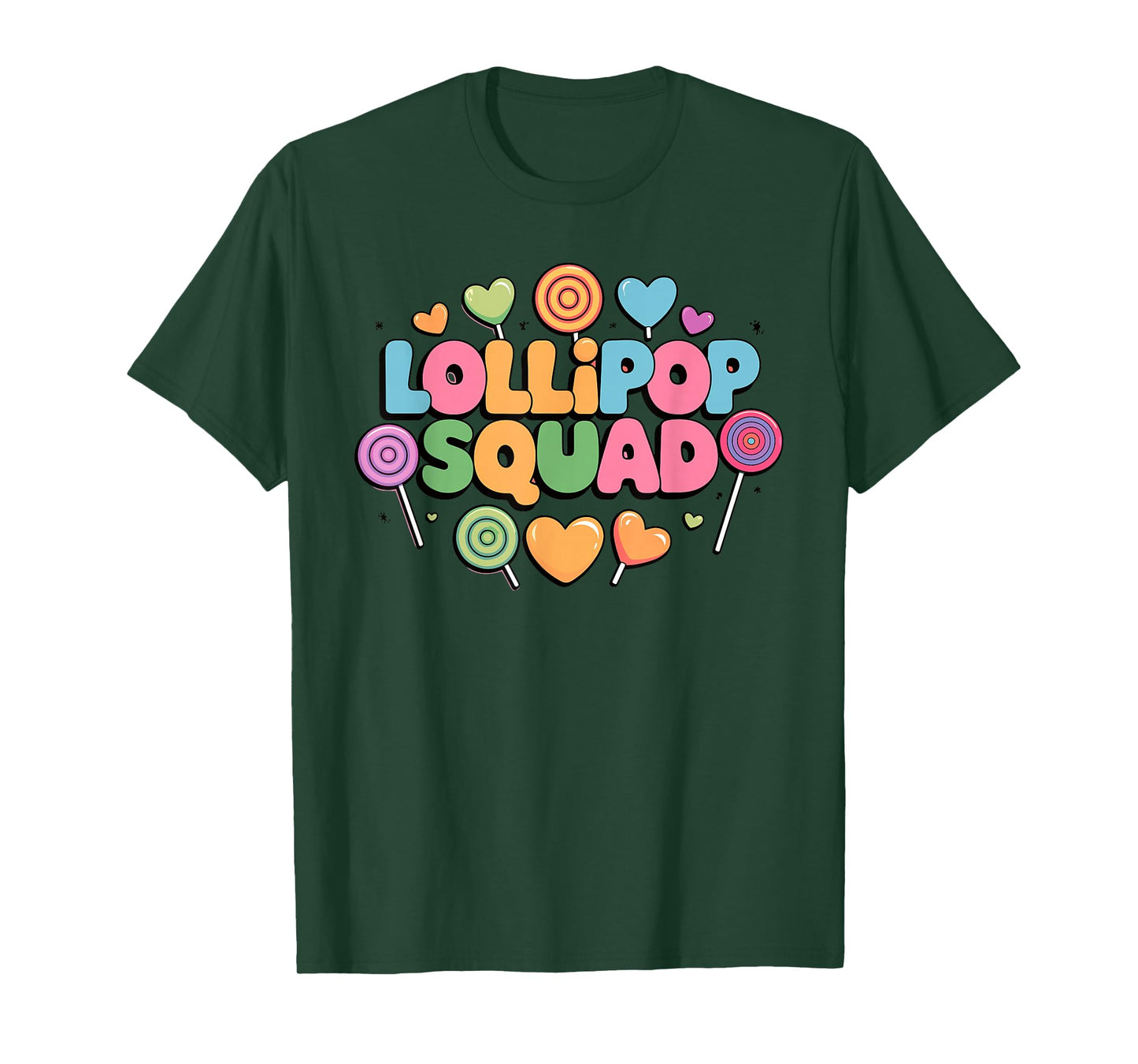 Lollipop Squad T Shirt Fun & Colorful Design Lollipops T-Shirt