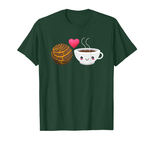 Concha Mexico Bread Hot Chocolate Mexican Candy T-Shirt