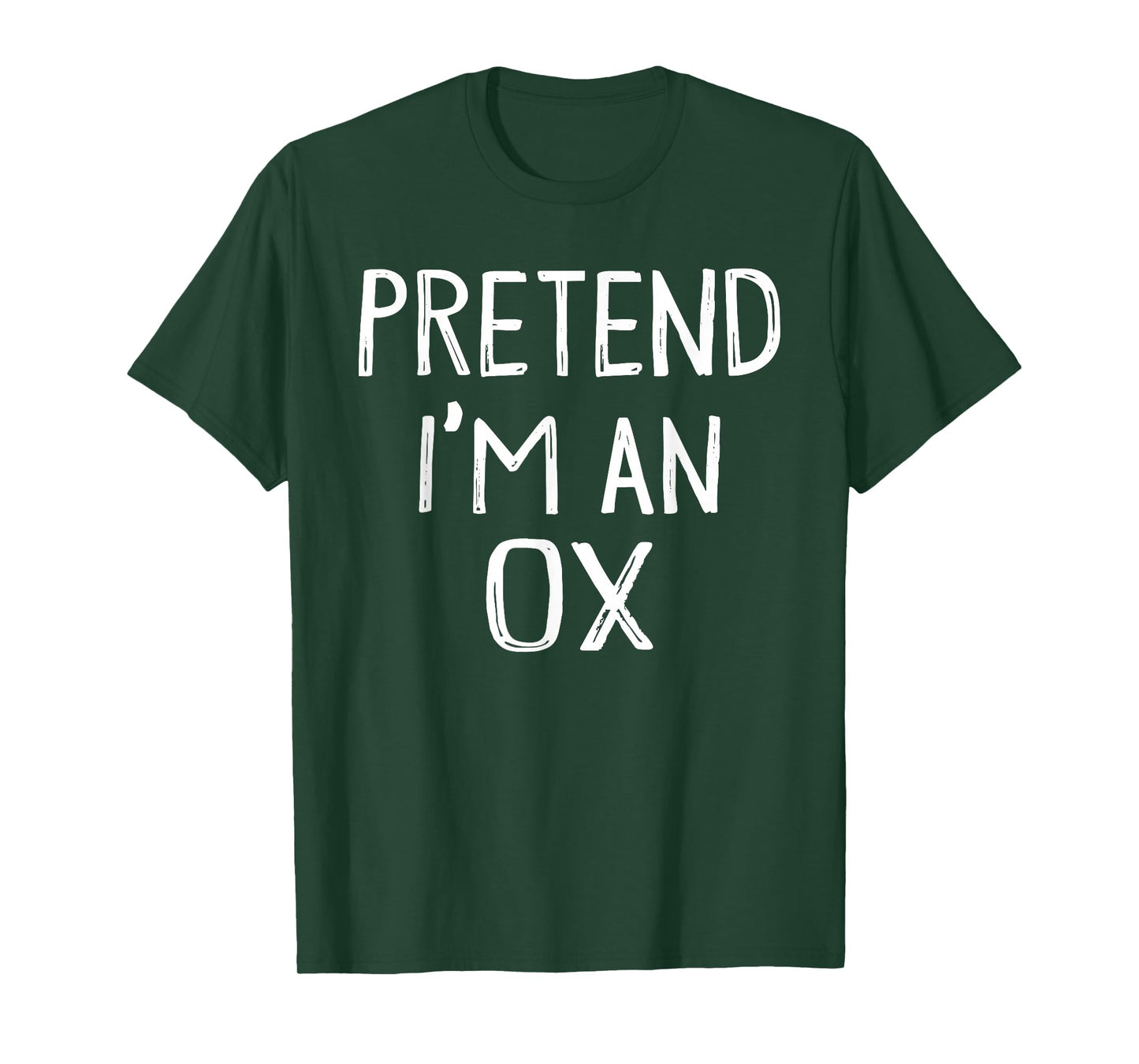 Pretend I'm An OX Matching Costume Lazy Easy Halloween T-Shirt