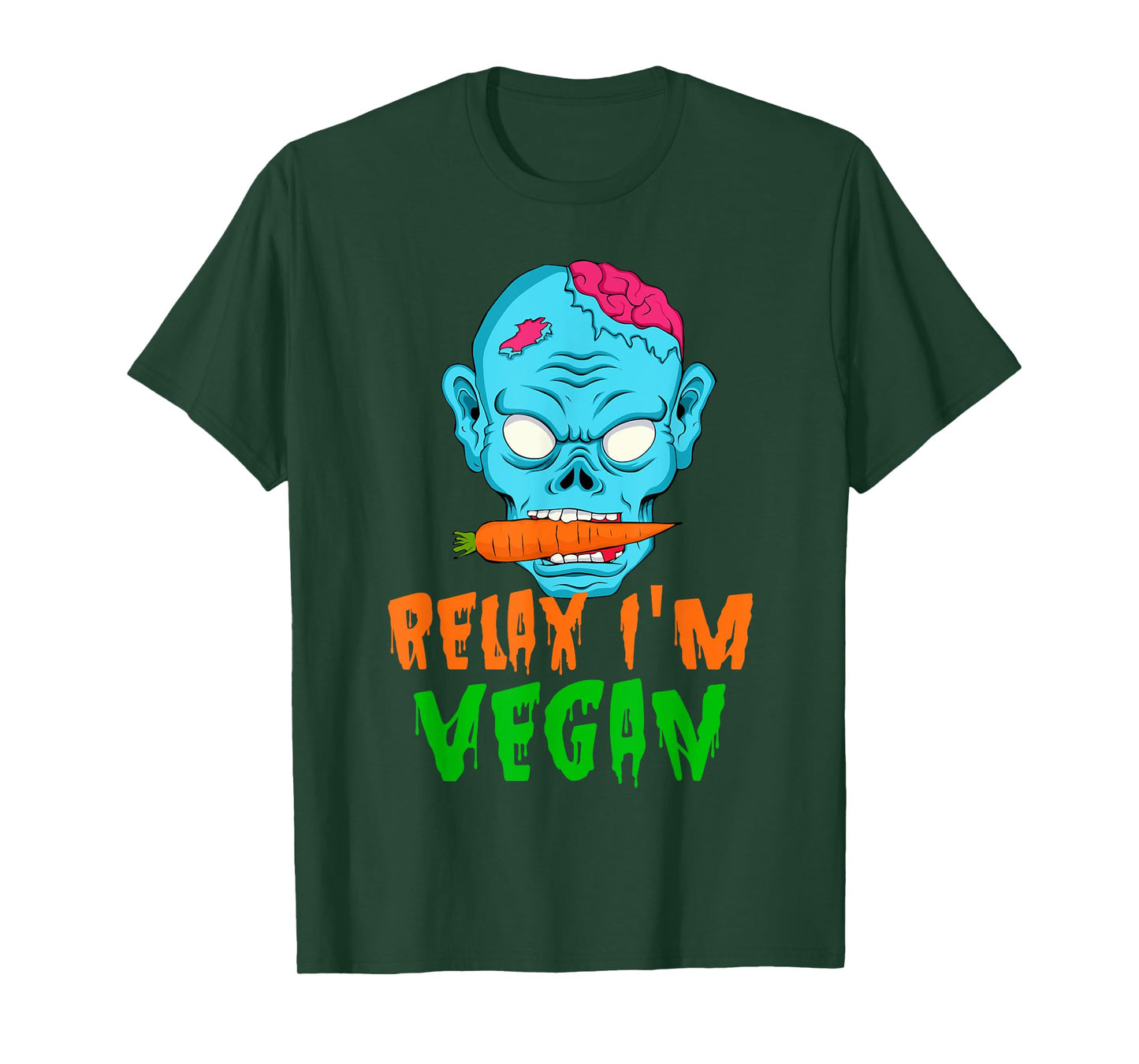 Veganism Halloween Relax I'm Vegan Vegetarian Costume Gift T-Shirt