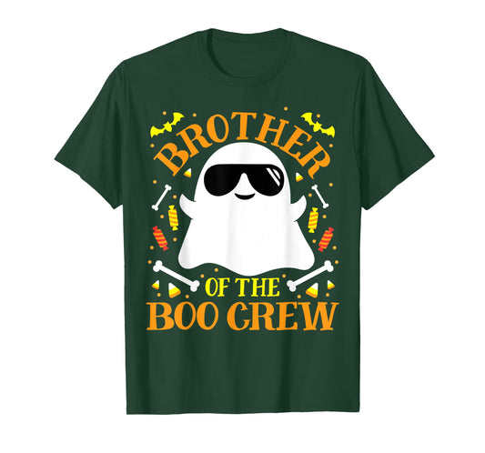 Brother Boo Crew Ghost Matching Family Set Boys Halloween T-Shirt