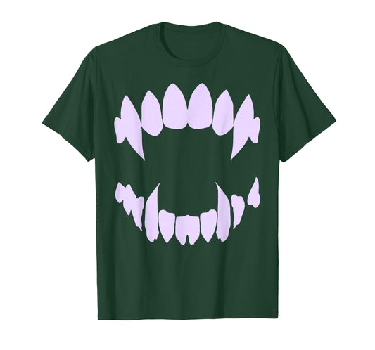Vampire Fangs Pastel Goth Aesthetic Sad Anime Girl Teeth T-Shirt