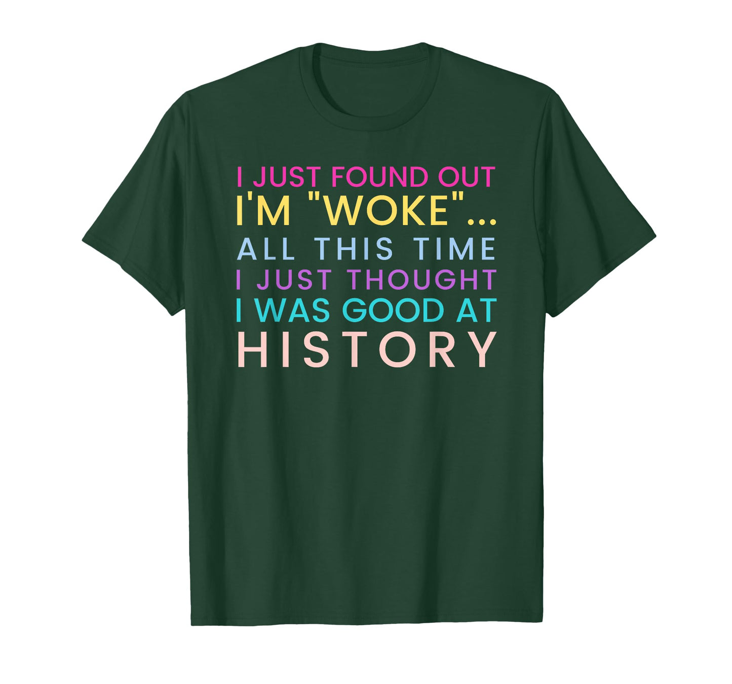 I Just Found Out I'm Woke Funny Quote Woke AF Movement T-Shirt