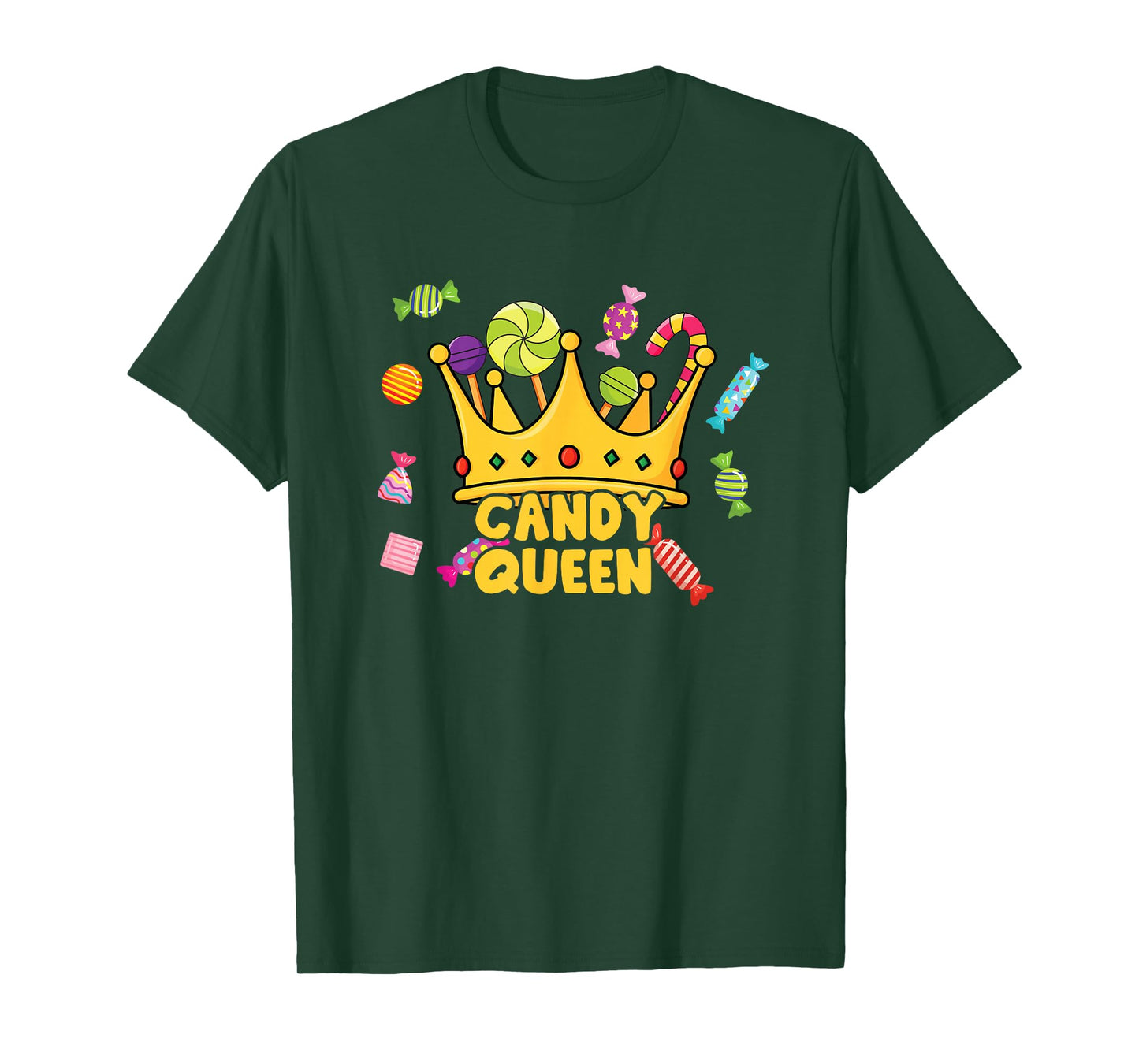 Candy Queen - Candy Crown Candy Eater T-Shirt