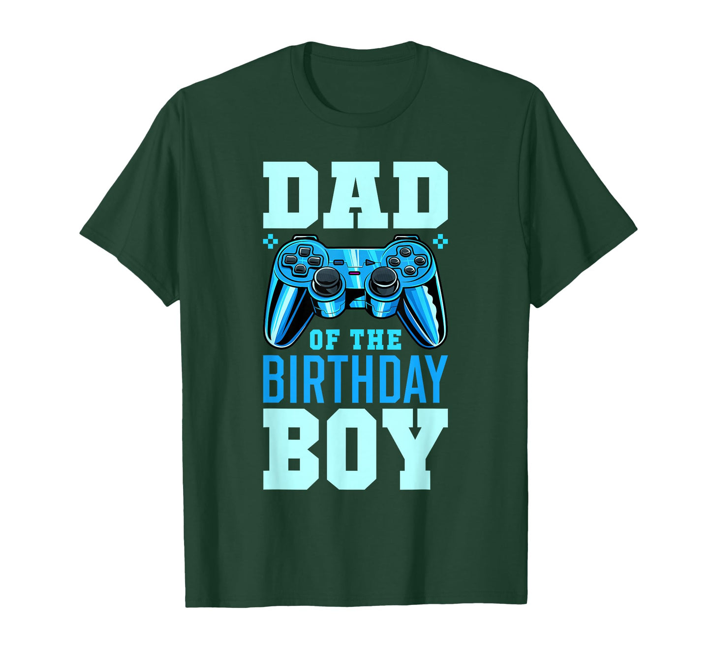 Dad of the Birthday Boy Matching Video Gamer Birthday Party T-Shirt