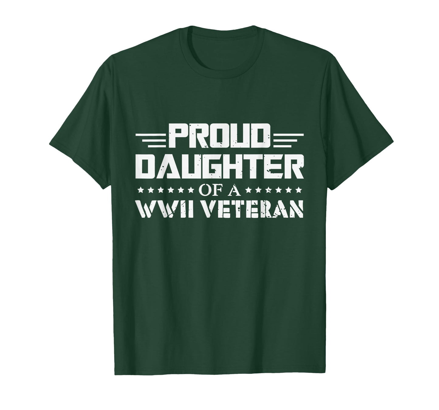 Proud Daughter of a WW2 Veteran WWII Retired T-Shirt
