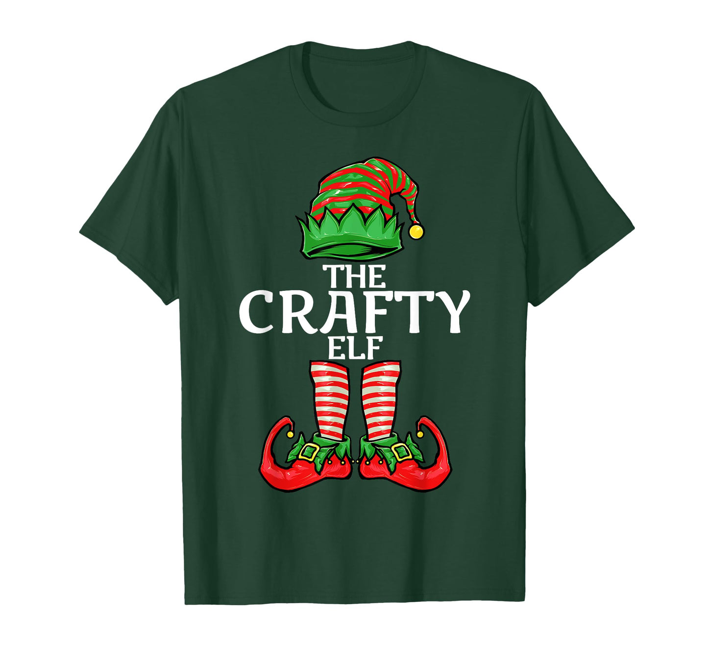 Crafty Elf Christmas Family Matching Group T-Shirt