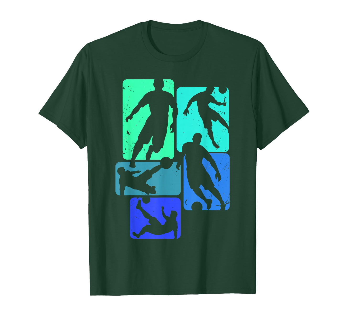 Soccer Players Fans Ball Kick Graphic Cool Streetwear Design T-Shirt