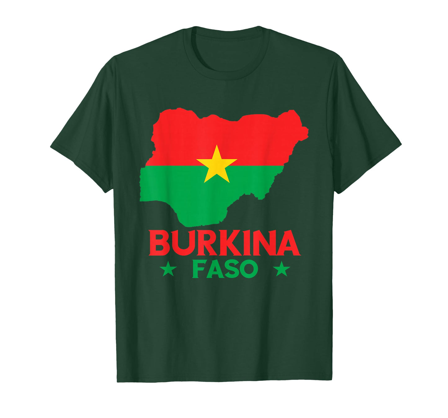 Burkina Faso Maps Burkina Fasoan Flag Burkina Fasoan Pride T-Shirt