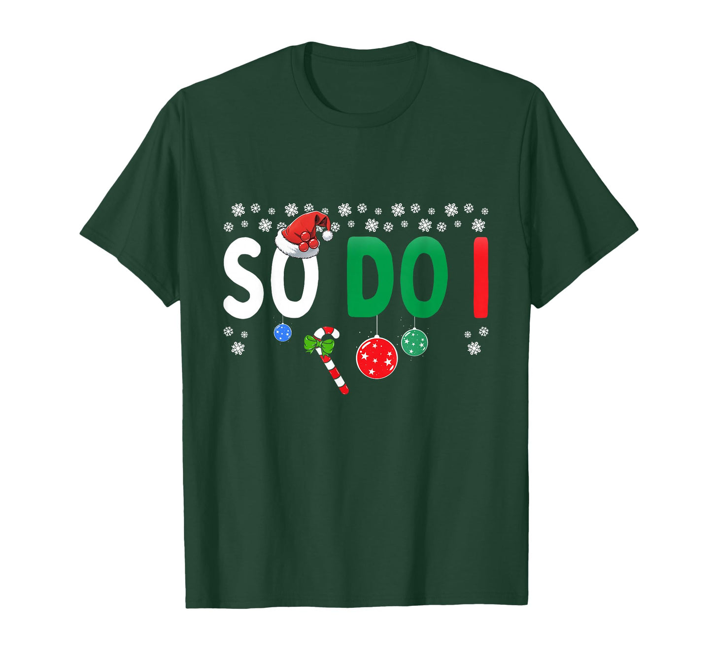 Funny Couples I Don't Do Matching Christmas Outfits So Do I T-Shirt