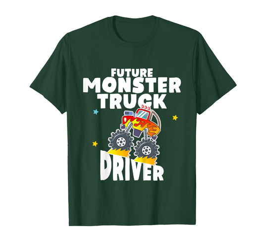 Future Monster Truck Driver T-Shirt - Gift Idea for Toddler T-Shirt