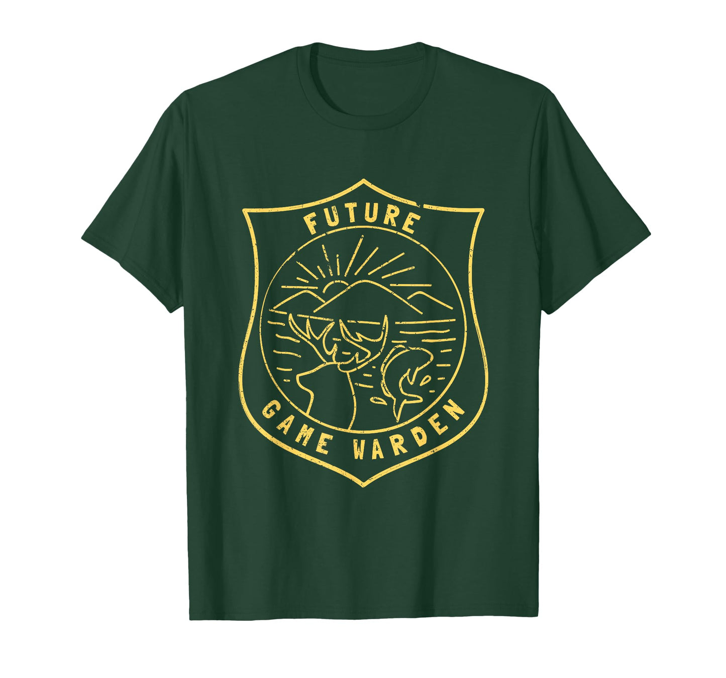 Future Game Warden Wildlife Officer Kids Son Daughter T-Shirt
