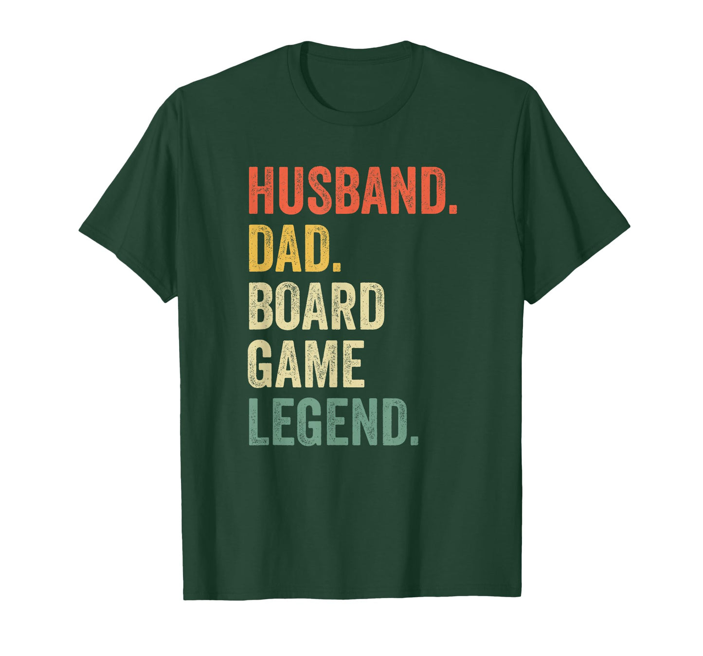 Husband Dad Board Game Night Legend Funny Father Vintage T-Shirt