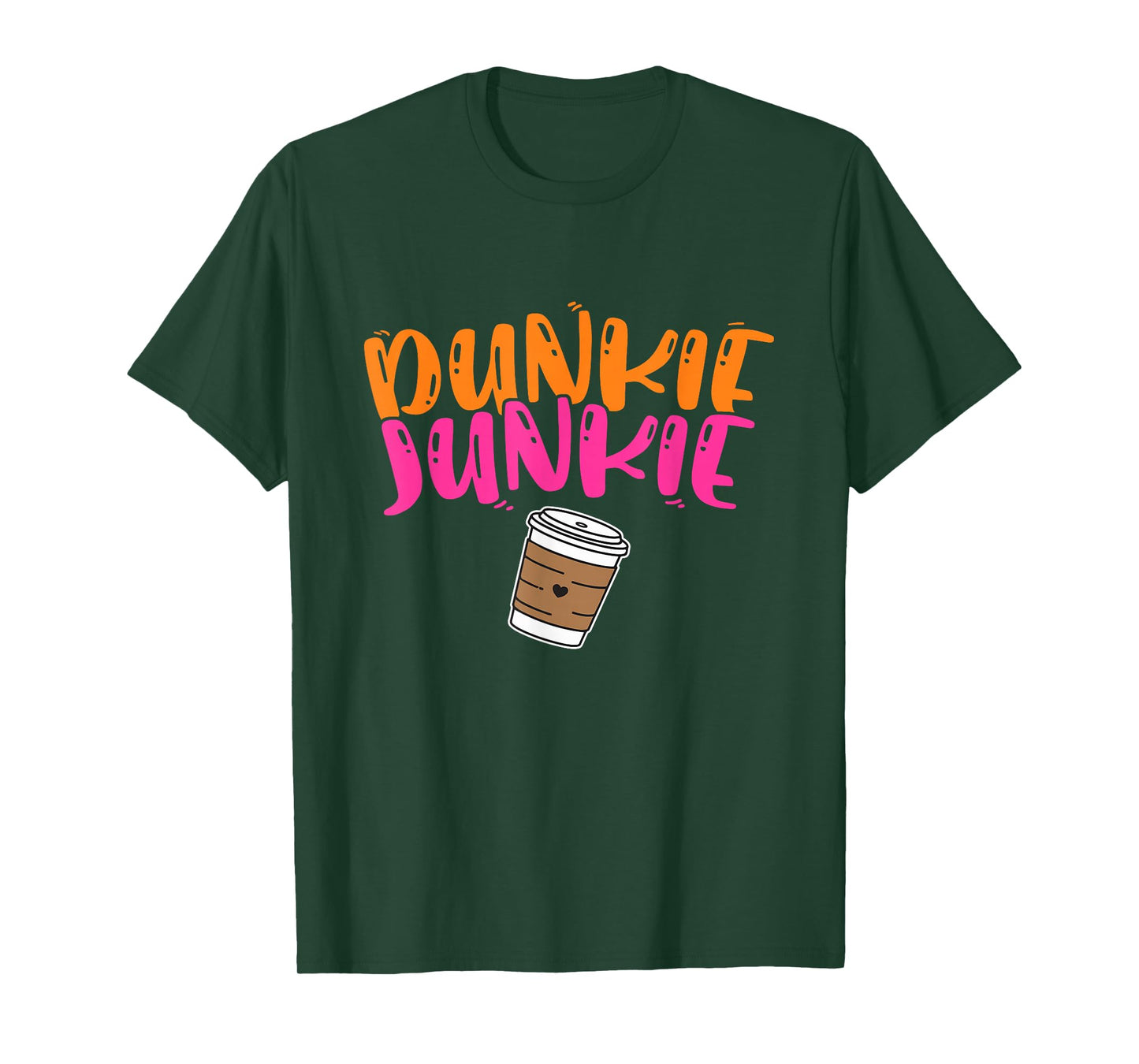 Dunkie Junkie Funny Coffee Proverb Gift T-Shirt