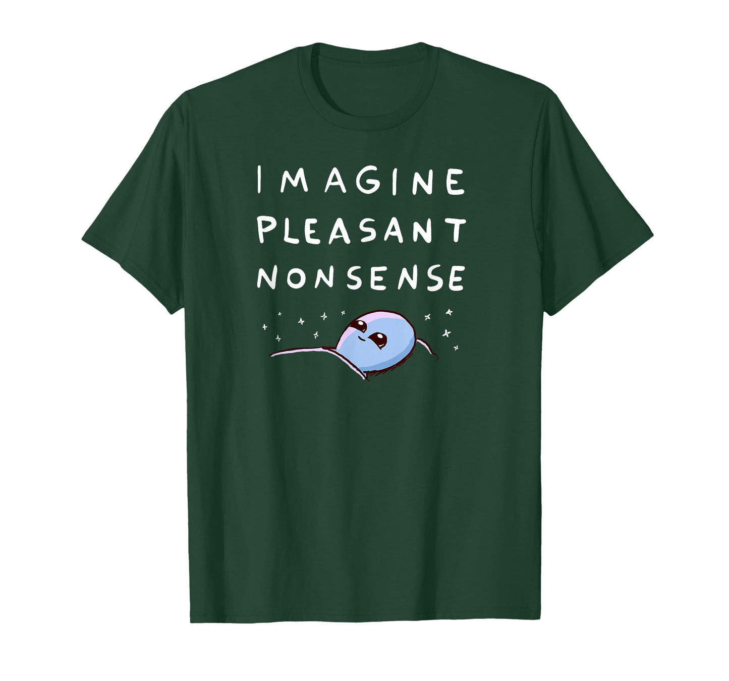 Threadless Nathan W. Pyle Imagine Pleasant Nonsense Graphic T-Shirt