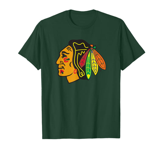 Chicago Blackhawks Icon White Officially Licensed T-Shirt