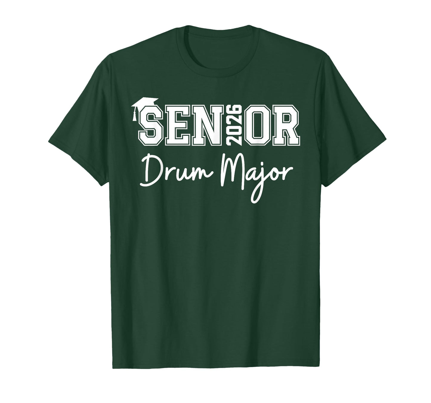 Senior Drum Major 2026 Marching Band Class of 2026 T-Shirt