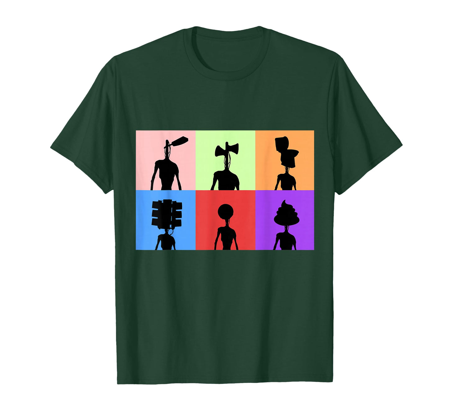Horror Monster with Sirens for Heads/Kids Horror T-Shirt