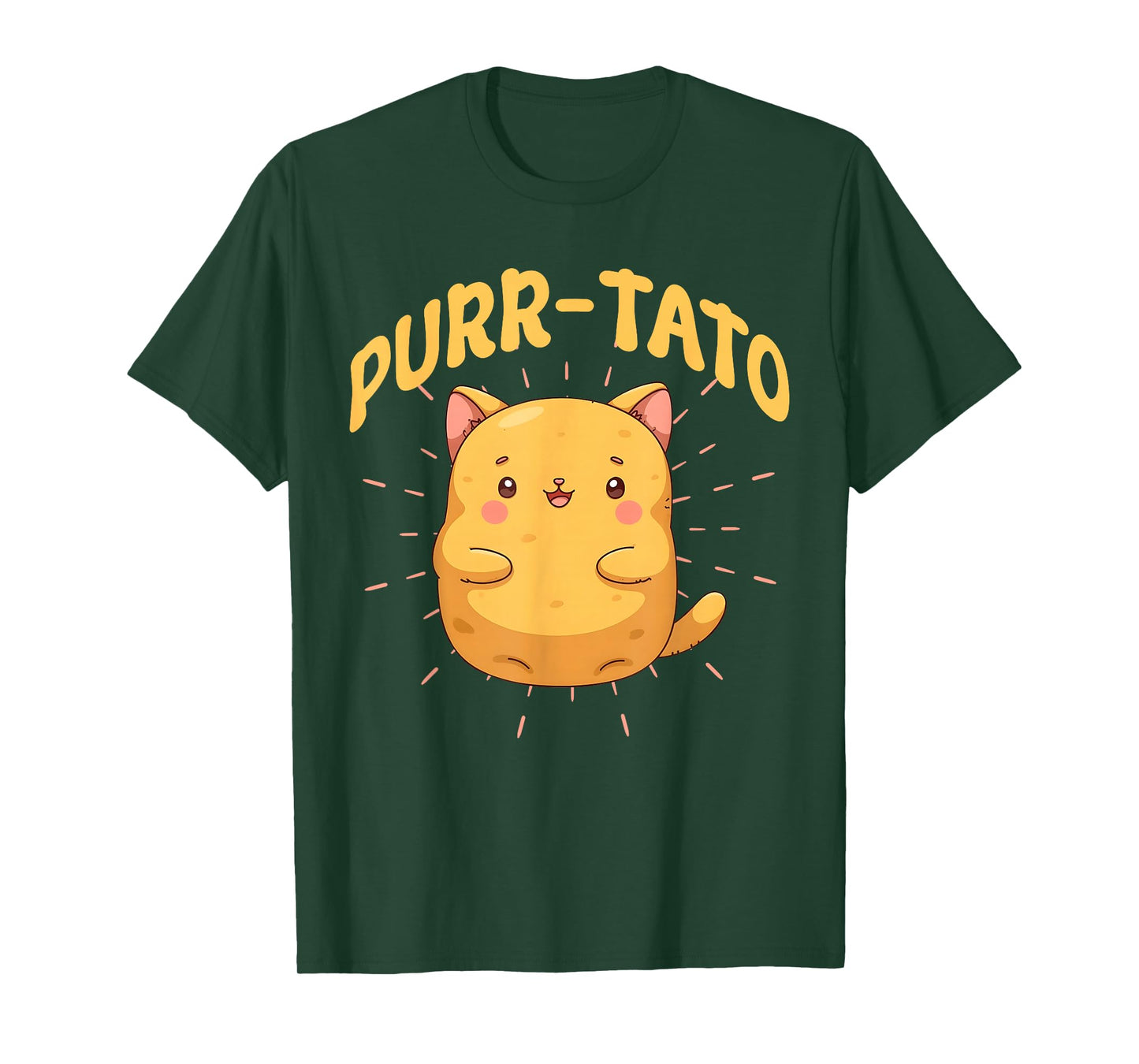 Purr-Tato Funny Cat Potato Kawaii T-Shirt