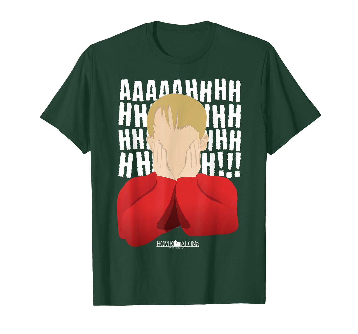 Home Alone Kevin Yell Minimalist Portrait T-Shirt