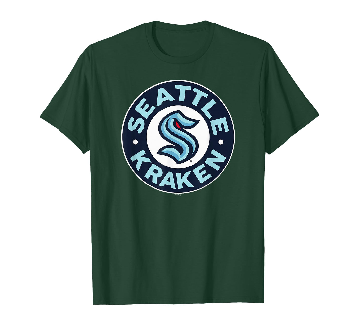 Seattle Kraken Symbol Black Officially Licensed T-Shirt