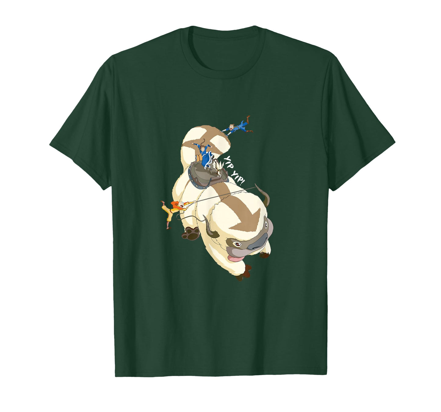 Avatar: The Last Airbender Appa Flying Yip Yip Scene T-Shirt