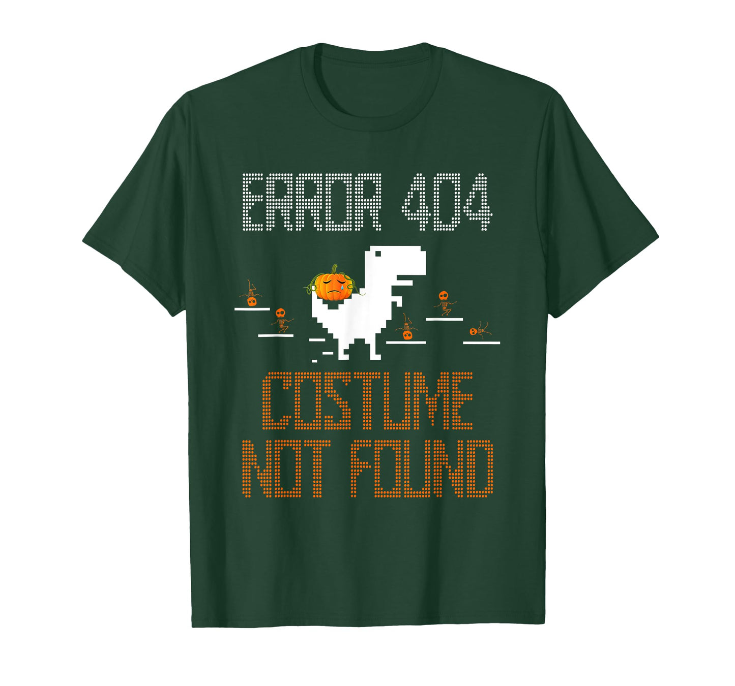 Error Costume Not Found Halloween Computer Programmer Coder T-Shirt