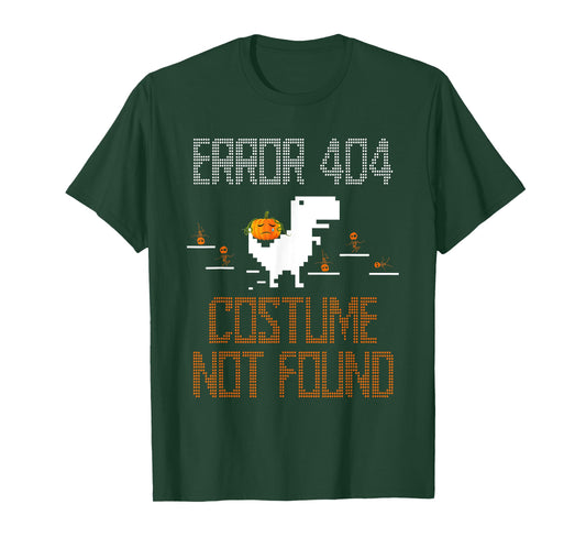 Error Costume Not Found Halloween Computer Programmer Coder T-Shirt