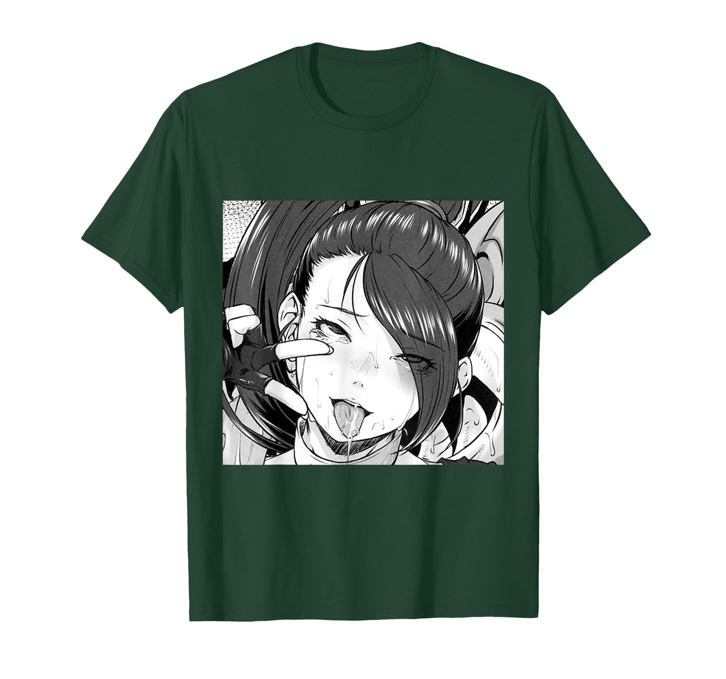 Ecchi Otaku Hentai Waifu Ahegao Girl Manga Anime T-Shirt T-Shirt