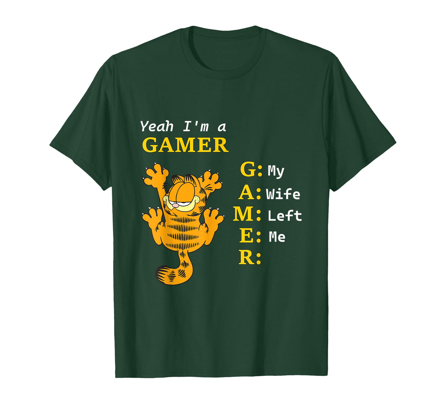 yeah im a gamer Men's Unisex-Adults Black Small Classic Fit Short Sleeve T-Shirt