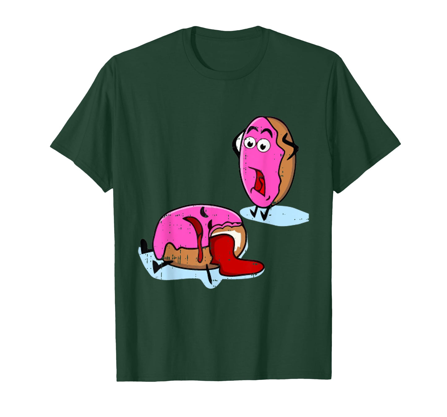 Dead Doughnut Bite Funny Donut Joke Sweets Dessert Gift T-Shirt