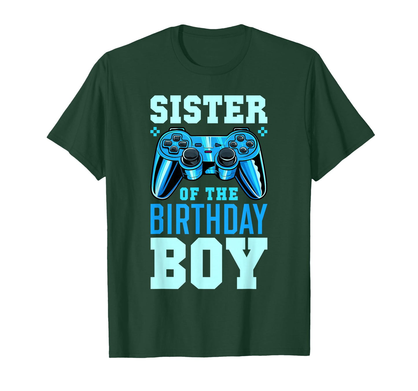 Sister of the Birthday Boy Matching Video Gamer Birthday T-Shirt