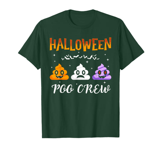 Halloween Poo-Crew Funny Halloween Poop Spooky Squad Crew T-Shirt