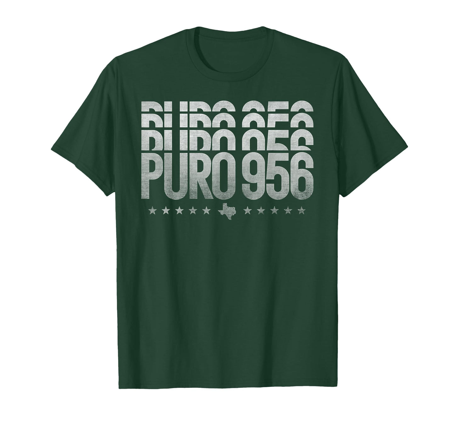 Puro 956 Valley Texas vintage distressed style graphics tee T-Shirt