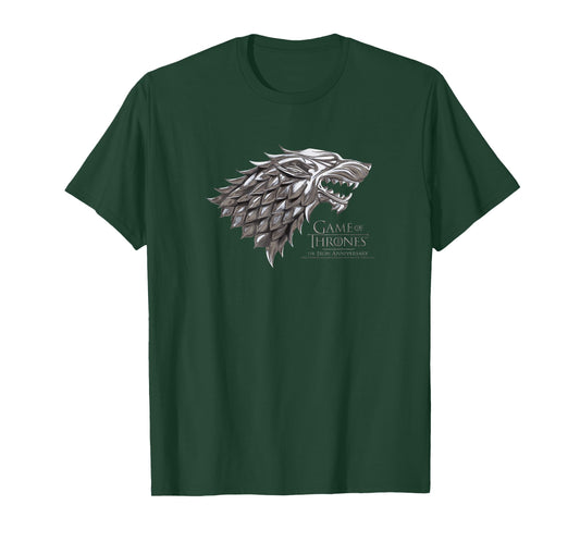 Game Of Thrones Iron Wolf Logo T-Shirt